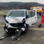 Tödlicher Unfall bei Bad Staffelstein am 23. Dezember 2021: ein 45-Jähriger starb noch an der Unfallstelle. Bild: News5/Merzbach