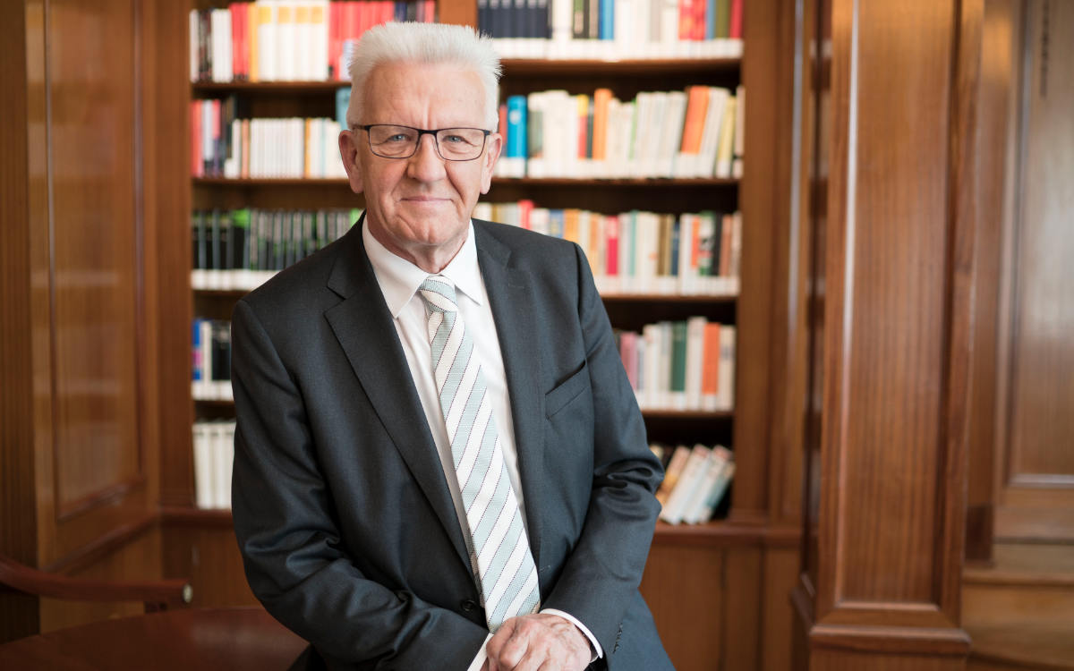 Der baden-württembergische Ministerpräsident Winfried Kretschmann sieht Corona-Lockerungen vorerst sehr kritisch. Bild: Staatsministerium Baden-Württemberg