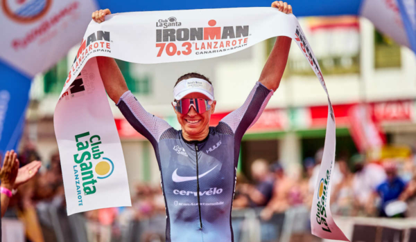Die Bayreuther Spitzentriathletin Anne Haug wird auf Lanzarote mit dem Ironman am Samstag (19. März 2022) ihren diesjährigen Saisonstart einläuten. Foto: James Mitchell/Ironman Lanzarote