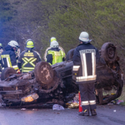 Schwerer Unfall im Kreis Bamberg. Foto: Merzbach / News5