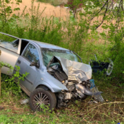 Schlimmer Unfall im Landkreis Bayreuth. Foto: Facebook / Feuerwehr Nemmersdorf / Screenshot