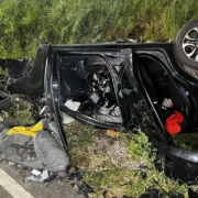 Zu einem tragischen Verkehrsunfall ist es am Pfingstmontag (06.06.2022) auf der Staatsstraße 2219 zwischen Unterschwaningen (Lkr. Ansbach) und Cronheim (Lkr. Weißenburg-Gunzenhausen) gekommen. Foto: NEWS5/Merzbach